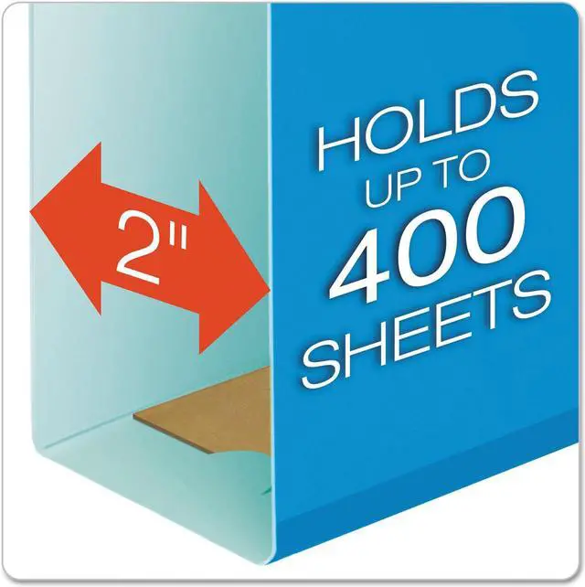 Alt view image 14 of 16 - Pendaflex 4152X2ASST 2" Capacity Reinforced Hanging File Folders- Kraft- Letter- Assorted- 25/Box