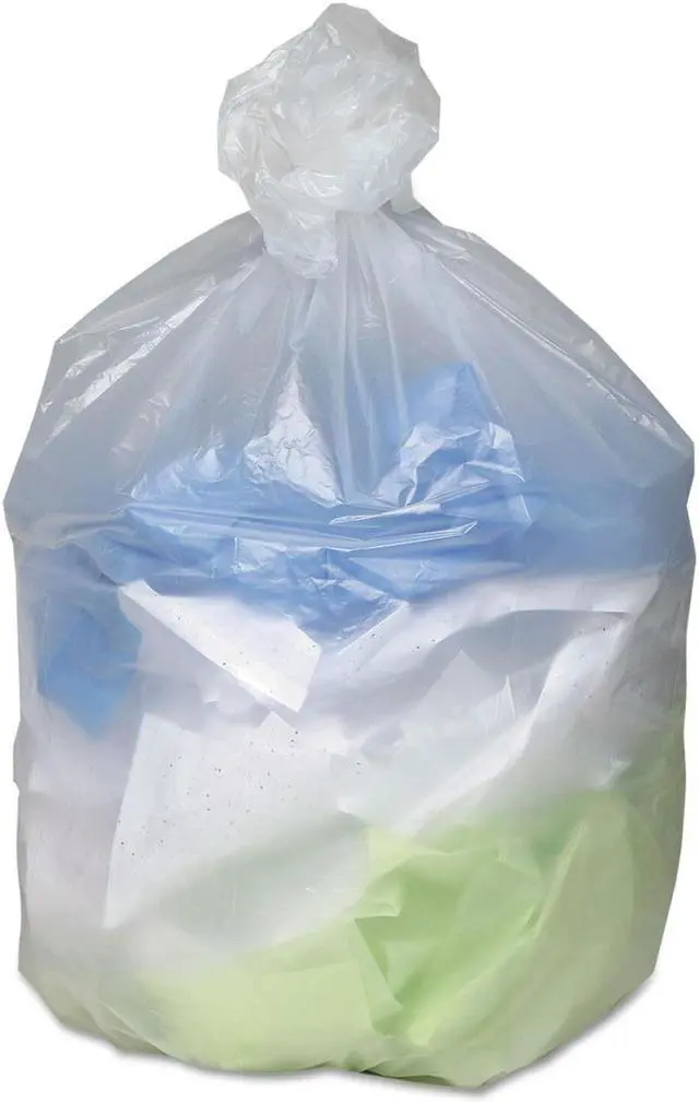 Alt view image 11 of 13 - Ultra Plus High Density Can Liners 30gal 10 Microns 30 x 37 Natural 500/Carton