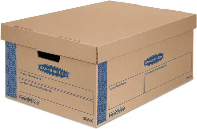 Alt view image 11 of 12 - Bankers Box SmoothMove Prime Large Moving Boxes Lift Lid 24l x 15w x 10h Kraft