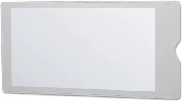 Alt view image 2 of 3 - Oxford Utili-Jacs Heavy-Duty Clear Plastic Envelopes 4 x 9 50/Box 65049