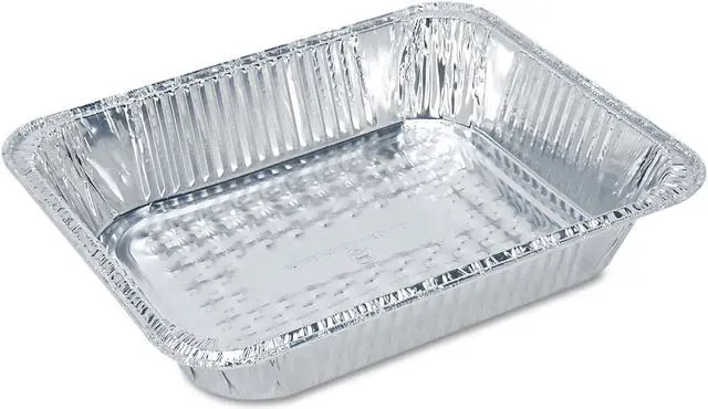Alt view image 6 of 12 - Handi-foil 205930 Aluminum Oblong Container, 1 Pound, 5-9/16 x 4-9/16 x 1-5/8, 1000/Case, 1 Case
