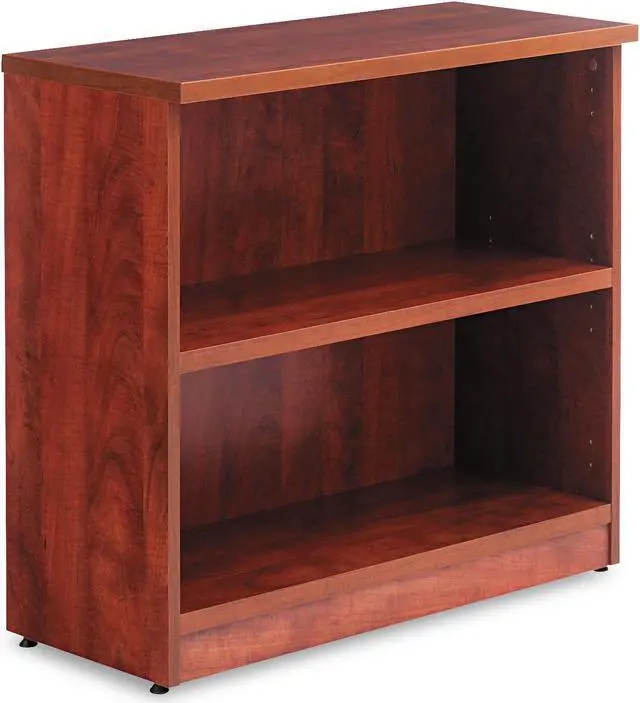 Alt view image 16 of 17 - Alera Valencia Series Bookcase Two-Shelf 31 3/4w x 14d x 29 1/2h Med Cherry VA633032MC