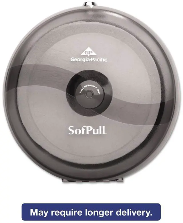 Alt view image 8 of 14 - GEORGIA PACIFIC Sofpull High-Capacity Centerpull Tissue Dispenser 10 1/2x6 3/4 x10 1/2 Gray 56501