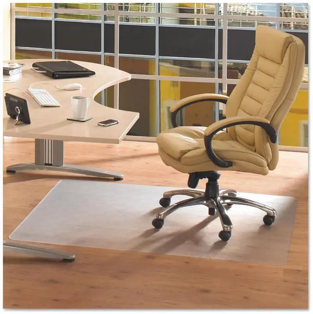 Alt view image 12 of 20 - Floortex PF1213425EV ClearTex Advantagemat Phthalate Free PVC Chair Mat