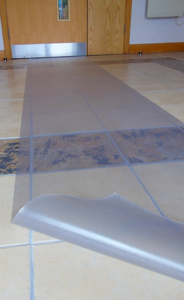 Alt view image 2 of 15 - Long&Strong Long & Strong Floor Protector Hard Floor 38"x18ft FRR123618EV