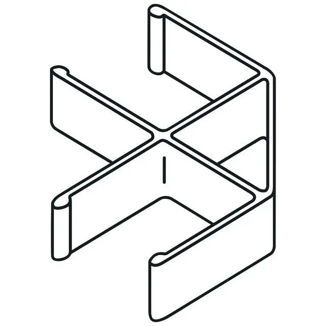 Main image of Verse Quick Connect 90 Degree Connecting Hardware Gray 2/Pack HBVQC90Q