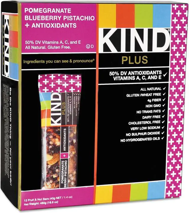 Alt view image 7 of 11 - KIND 17221 KIND Blueberry Nutrition Boost Bar, 12 PK