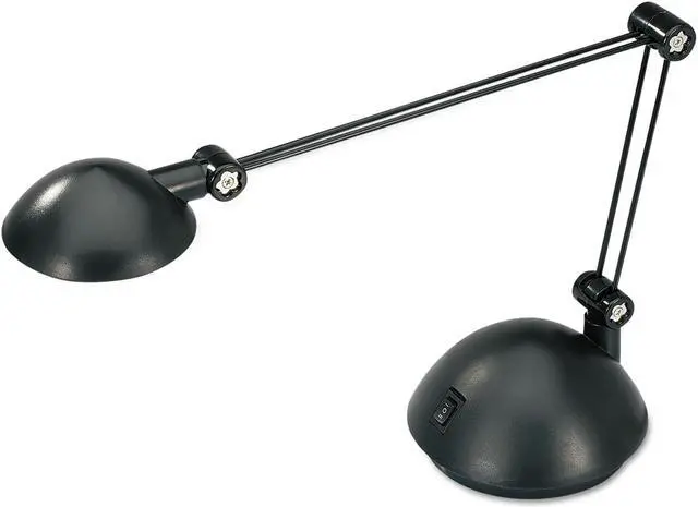 Alt view image 19 of 20 - TwinArm Task LED Lamp with USB Port, 18 1/2", Black