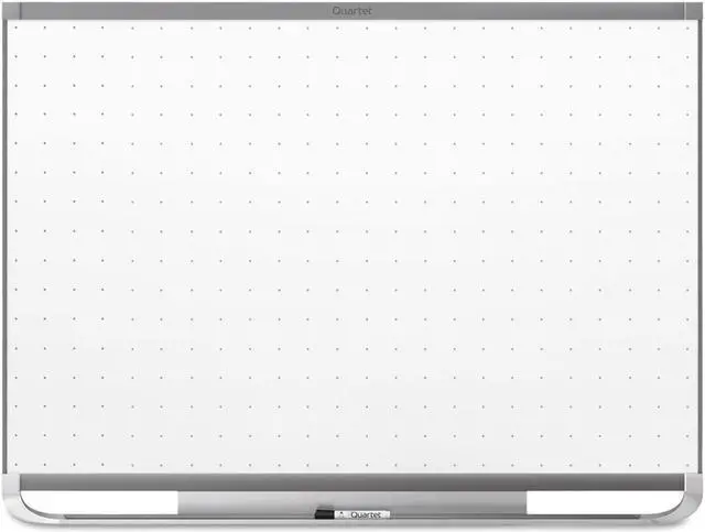 Alt view image 2 of 20 - Quartet TEM544G Prestige 2 Magnetic Total Erase Whiteboard, 48 x 36, Graphite Color Frame, 1 Each