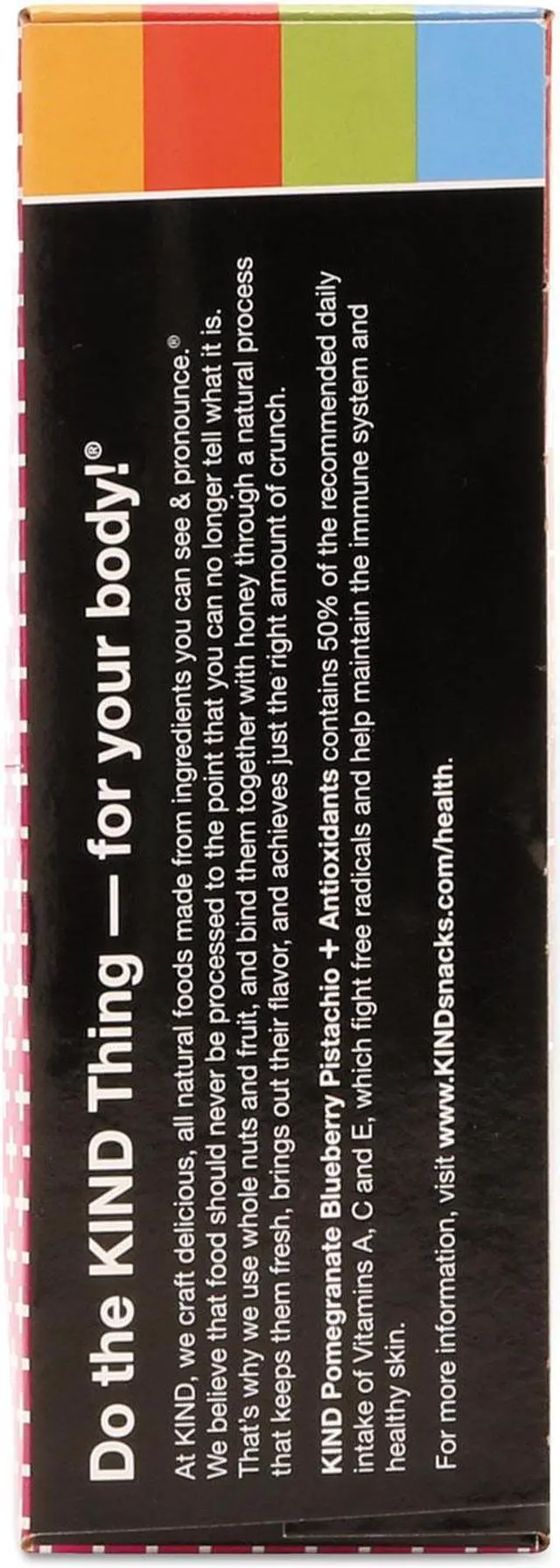 Alt view image 11 of 11 - KIND 17221 KIND Blueberry Nutrition Boost Bar, 12 PK