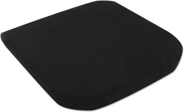 Alt view image 10 of 13 - Cooling Gel Memory Foam Seat Cushion, 16 1/2 x 15 3/4 x 2 3/4, Black ALECGC511
