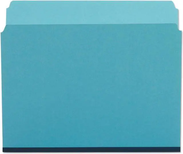 Alt view image 8 of 11 - Pendaflex Pressboard Expanding File Folders Straight Cut Top Tab Letter Blue 25/Box 9200