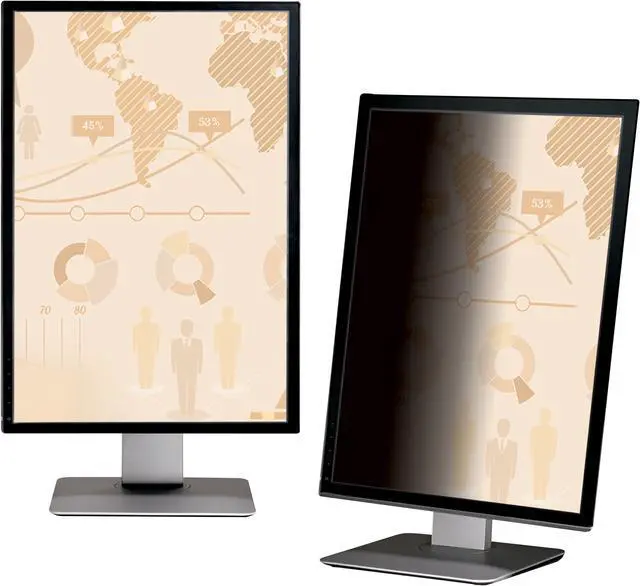 Alt view image 13 of 20 - 3M PF250W9P Privacy Filter For 25 Inch Widescreen Monitor - Display Privacy Filter - 25 Inch Wide - Black