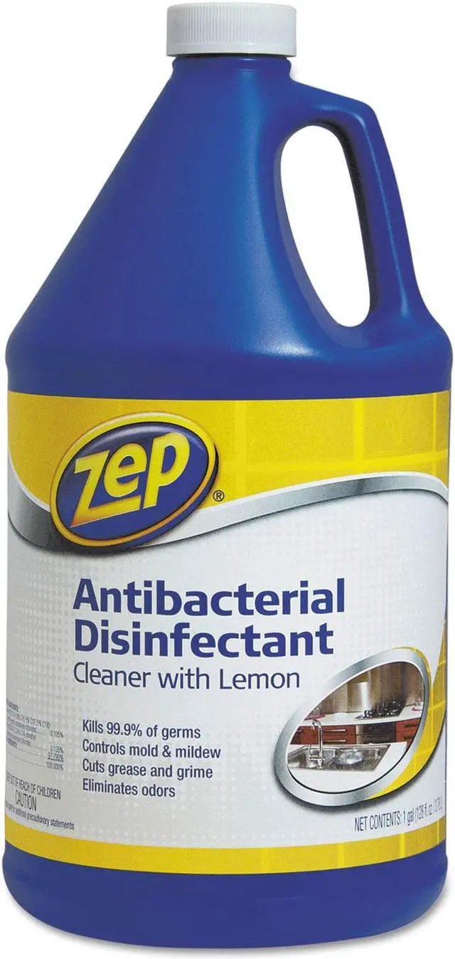 Alt view image 10 of 11 - Zep Antibacterial Disinfectant & Cleaner with Lemon - 1 gal.