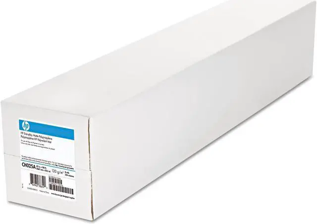 Alt view image 4 of 5 - Hp Everyday Matte Polypropylene Film 8 mil 2" Core 42" x 100 ft White 2 Rolls CH025A