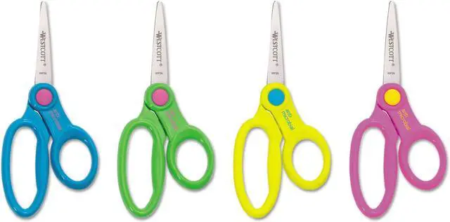 Main image of Westcott Kids Scissors With Antimicrobial Protection Assorted Colors 5" Pointed