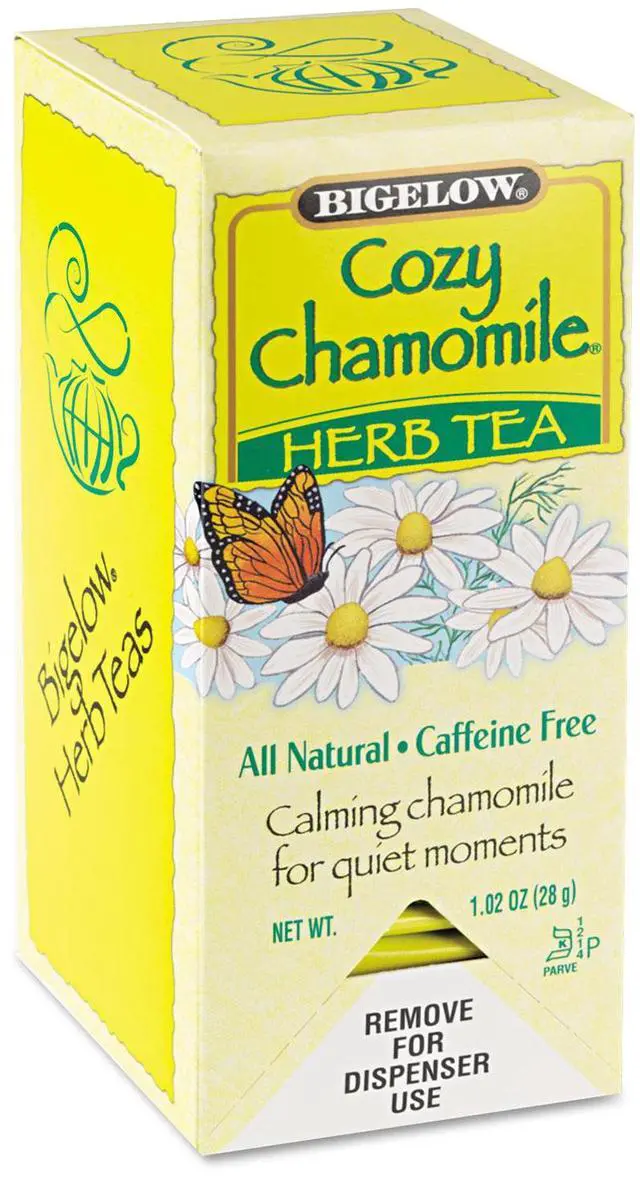 Alt view image 15 of 19 - Bigelow Single Flavor Tea, Cozy Chamomile, 28 Bags/Box 00401