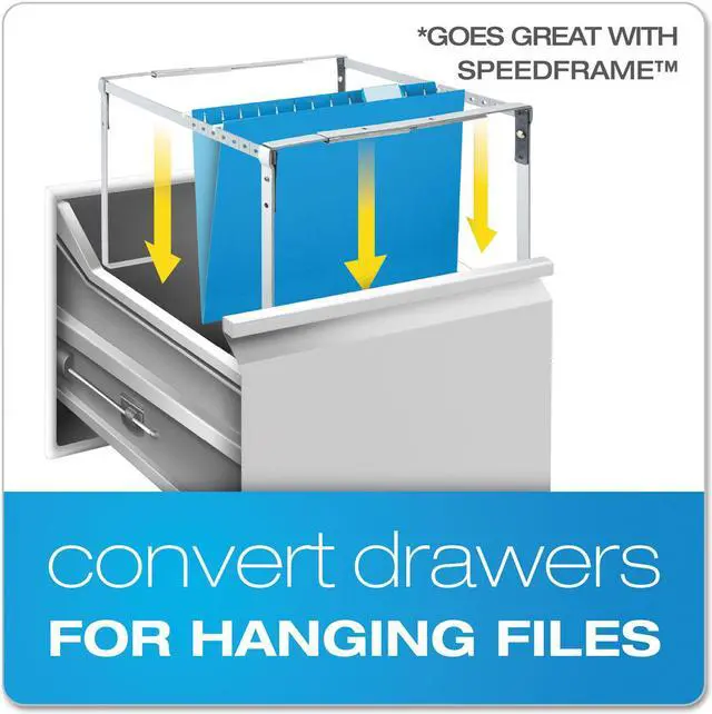 Alt view image 15 of 15 - Pendaflex Reinforced 2" Extra Capacity Hanging Folders Legal Standard Green 25/Box 4153X2