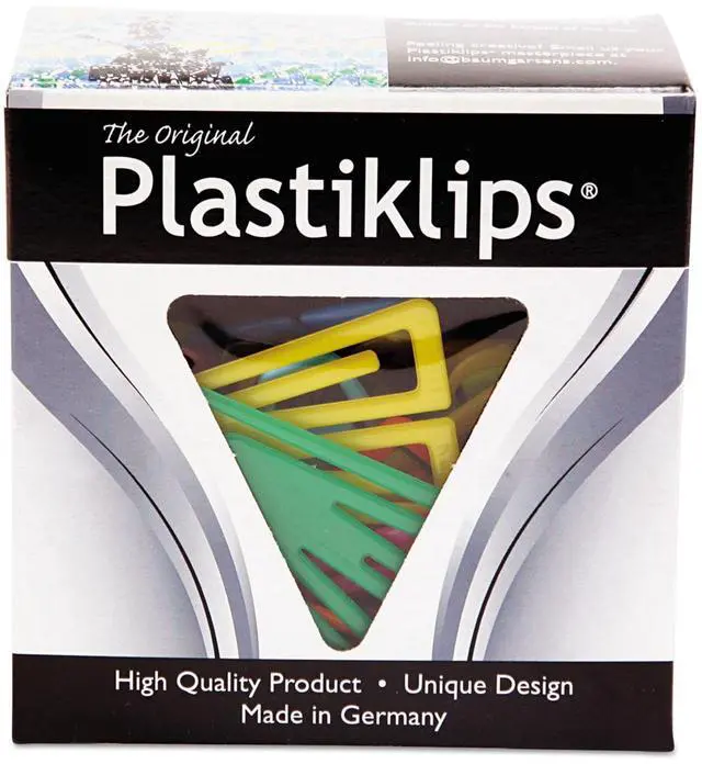 Alt view image 13 of 17 - Baumgartens Plastiklips Paper Clips Extra Large Assorted Colors 50/Box LP1700