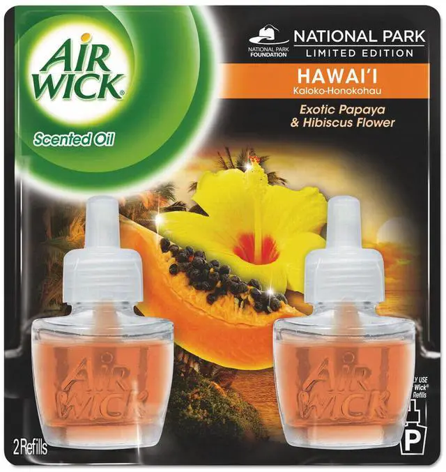 Alt view image 4 of 11 - Reckitt Benckiser 85175 Scented Oil Twin Refill, Hawaiiian Tropical Sunset, 0.67 oz Bottle