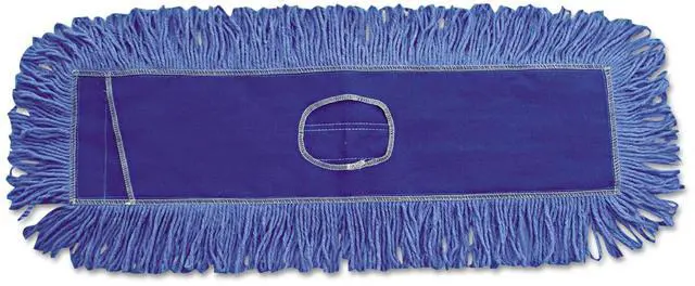 Main image of Boardwalk Mop Head Dust Looped-End Cotton/Synthetic Fibers 18 x 5 Blue 1118