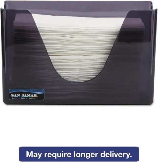 Main image of San Jamar Countertop Folded Towel Dispenser Plastic Black Pearl 11 x 4 3/8 x 7 T1720TBK