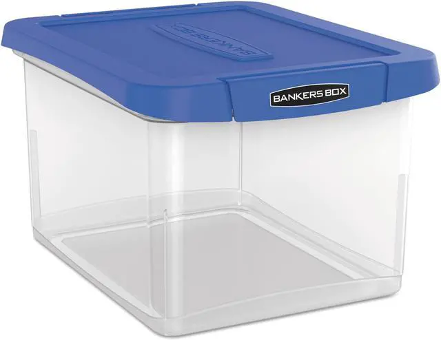 Alt view image 12 of 18 - Bankers Box Heavy Duty Plastic File Storage 14 1/8 x 17 2/5 x 10 3/5 Clear 0086201