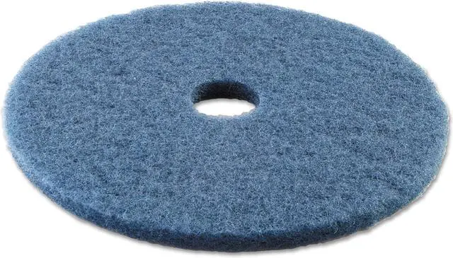 Alt view image 4 of 5 - Boardwalk 4020BLU 20 in. Standard Scrubbing Floor Pads, Blue