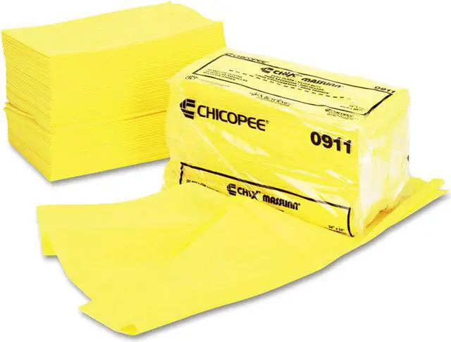 Main image of Chix Masslinn Dust Cloths 24 x 24 Yellow 50/Bag 2 Bags/Carton 0911