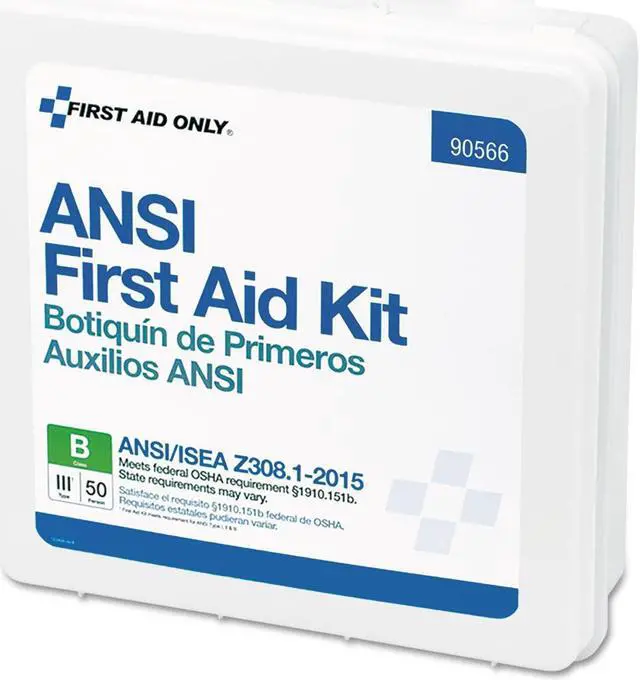 Alt view image 12 of 16 - ANSI 2015 Compliant  Class B Type III First Aid Kit for 50 People, 199 Pieces FAO90566