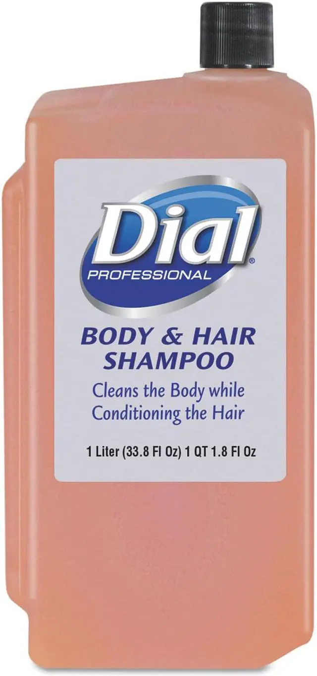 Alt view image 3 of 8 - Body & Hair Care, Peach Scent, Clear Amber, 1 Liter Cartridge