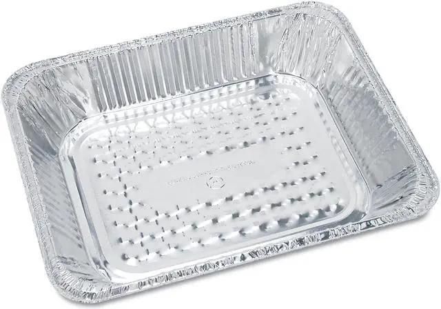 Alt view image 5 of 12 - Handi-foil 205930 Aluminum Oblong Container, 1 Pound, 5-9/16 x 4-9/16 x 1-5/8, 1000/Case, 1 Case