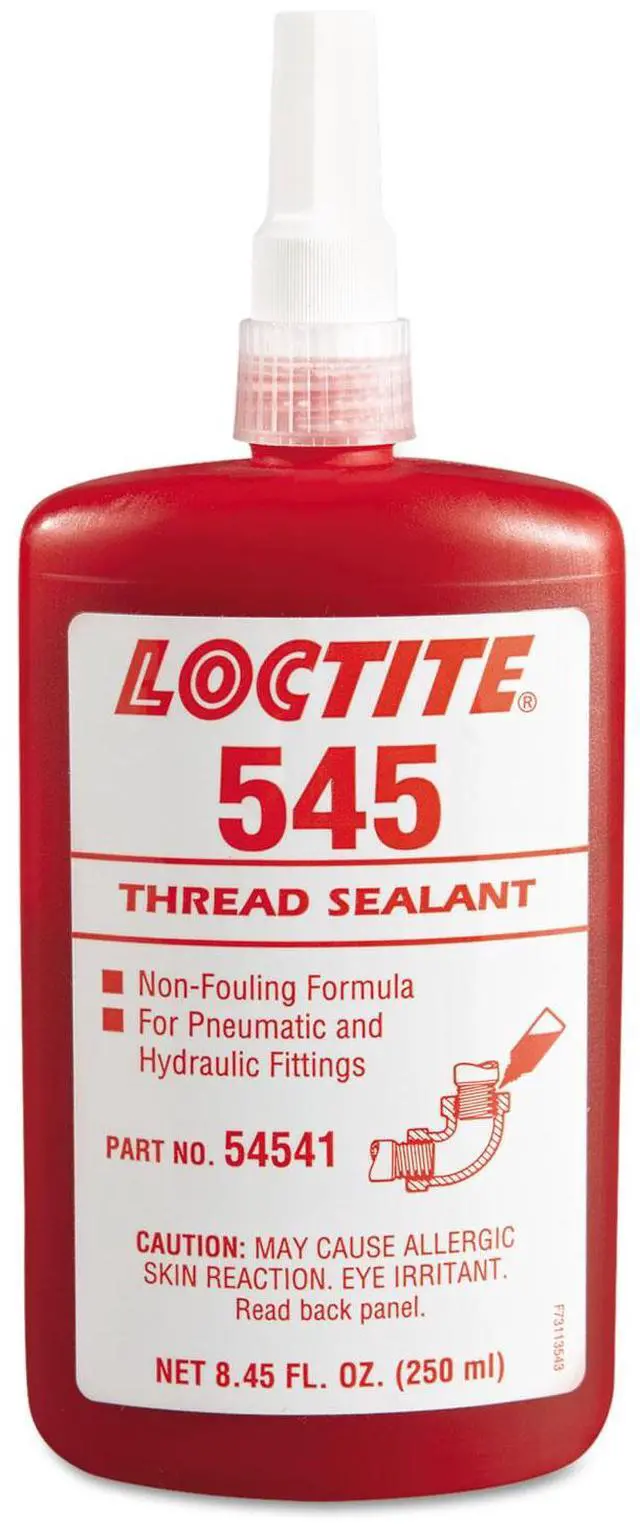 Main image of 545™ Thread Sealant, Hydraulic/Pneumatic Fittings, 250 Ml Bottle, Purple