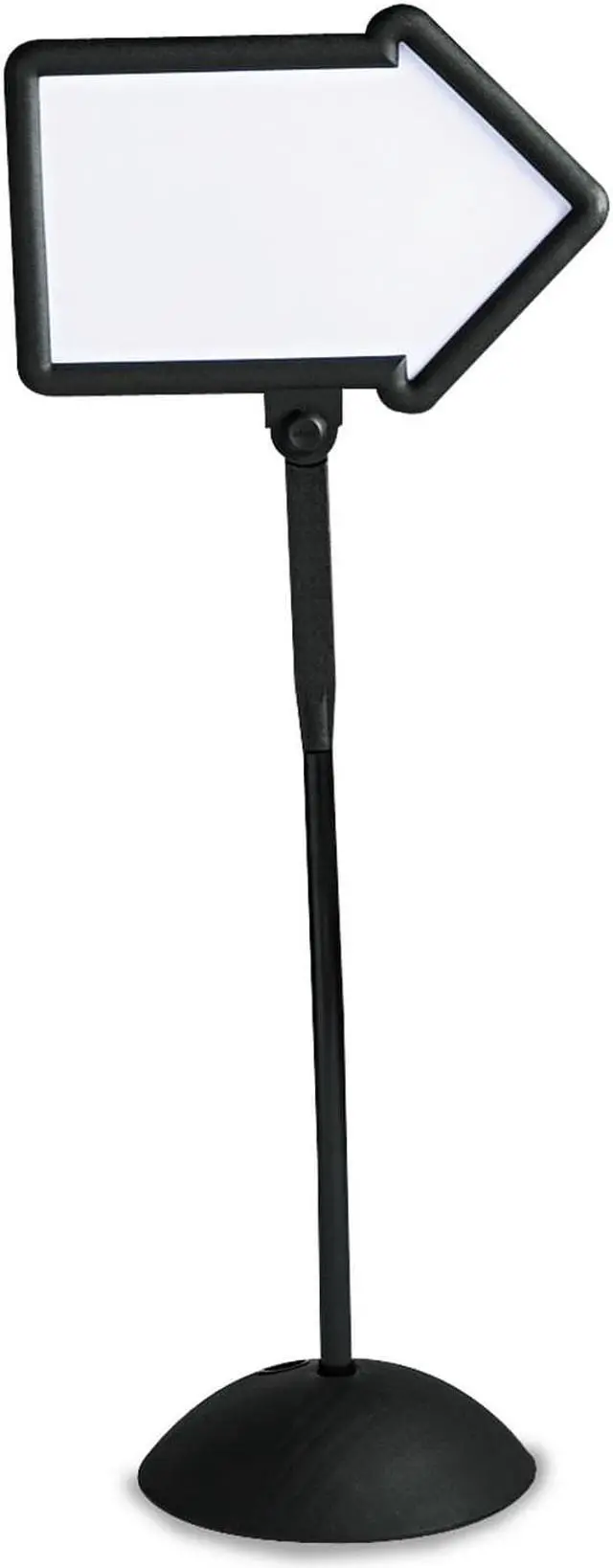 Main image of Safco Double-Sided Arrow Sign Dry Erase Magnetic Steel 25 1/2 x 17 3/4 Black