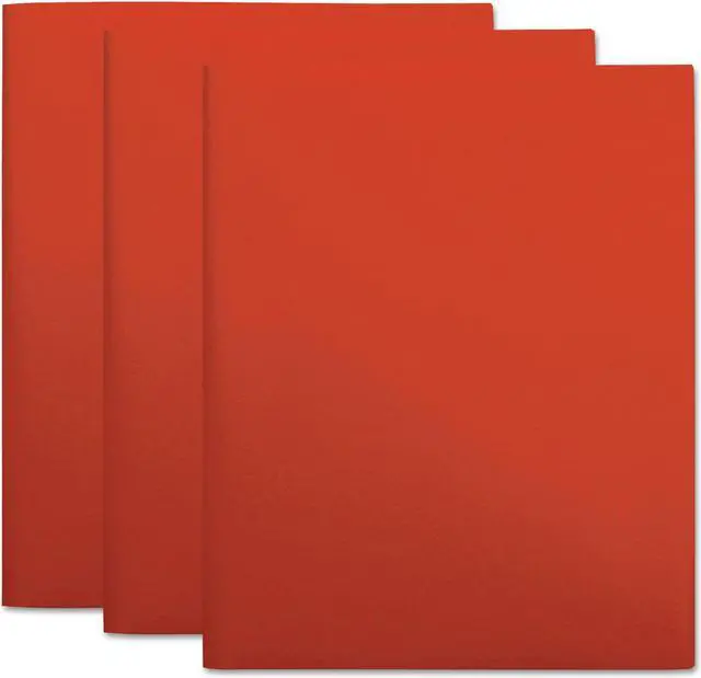 Alt view image 15 of 15 - Universal Folder,Pckt,Poly,10pk,Rd 20543