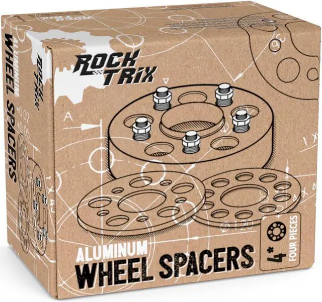 Alt view image 3 of 14 - RockTrix 4pcs 1.5 inch Hubcentric 5x4.5 Wheel Spacers (71.5mm bore, 1/2x20 Studs) Compatible with Jeep Cherokee XJ Grand Cherokee ZJ Wrangler YJ TJ Liberty KJ KK (38mm 5x114.3)