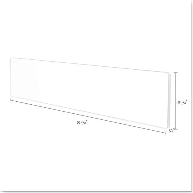 Alt view image 13 of 15 - deflecto Superior Image Cubicle Sign Holder 8 1/2 x 2 Clear 587501