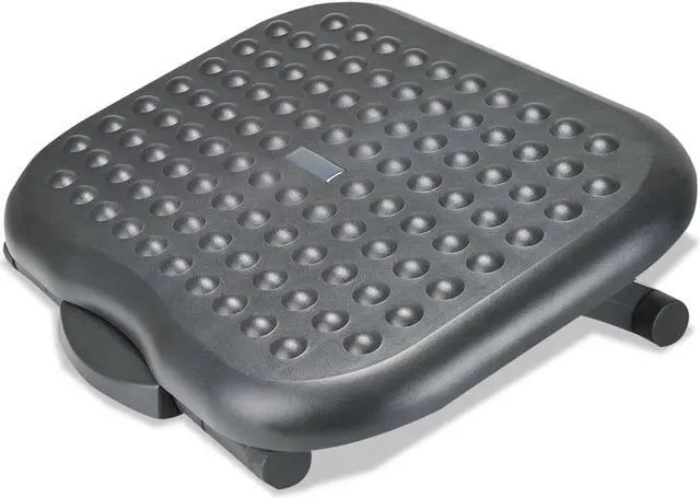 Alt view image 11 of 15 - Alera Relaxing Adjustable Footrest 13 3/4w x 17 3/4d x 4 1/2 to 6 3/4h Black FS212