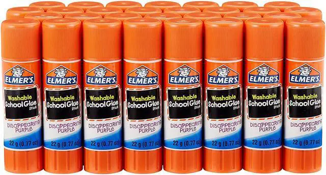 Alt view image 10 of 11 - Elmers Disappearing Purple All Purpose Glue Sticks Purple/Clear 30/Box E605