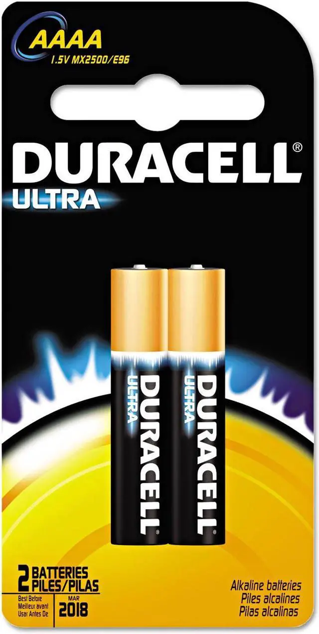 Alt view image 16 of 20 - Duracell Specialty Alkaline Aaaa Batteries, 1.5 V, 2/Pack MX2500B2PK