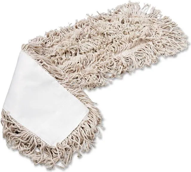 Alt view image 14 of 17 - Boardwalk Mop Head Dust Cotton 24 x 3 White 1024