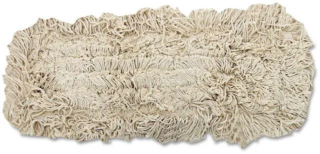 Alt view image 13 of 18 - Boardwalk Industrial Dust Mop Head Hygrade Cotton 18w x 5d White 1318