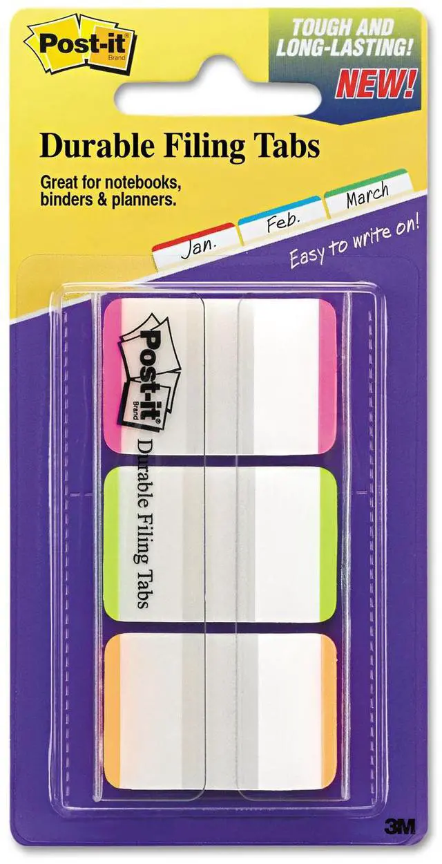 Alt view image 15 of 18 - Post-It Tabs Flag,Durable Filing,Ast 686LPGO