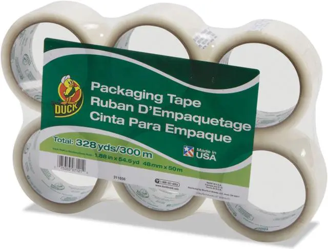 Alt view image 11 of 13 - Commercial Grade Packaging Tape, 3" Core, 1.88" x 55 yds, Clear, 6/Pack
