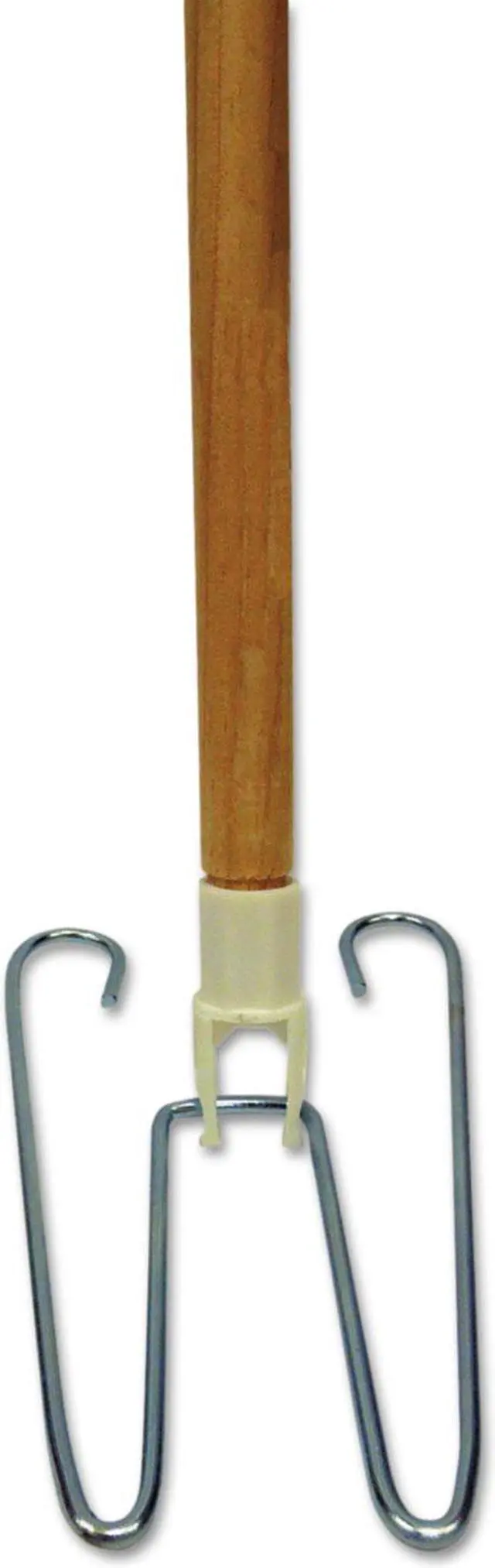 Alt view image 8 of 8 - Boardwalk Wedge Dust Mop Head Frame/Natural Wood Handle 15/16" Dia. x 48" Long 1492