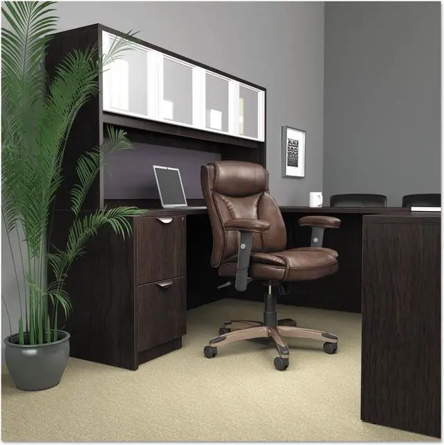 Alt view image 20 of 20 - Alera Valencia Series Reversible Return/Bridge Shell 42w x 23 5/8d Espresso
