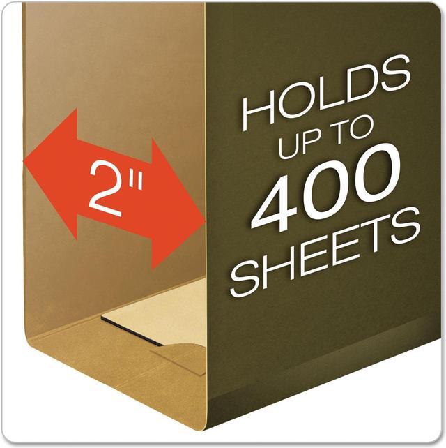 Alt view image 10 of 15 - Pendaflex Reinforced 2" Extra Capacity Hanging Folders Legal Standard Green 25/Box 4153X2