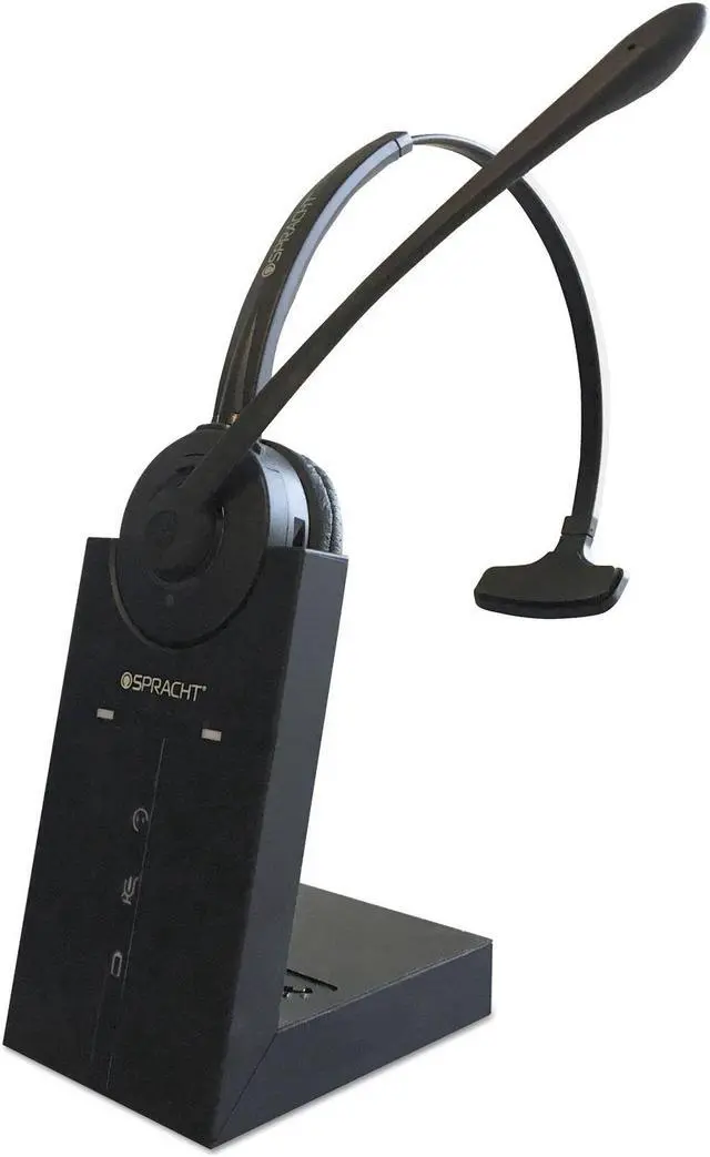 Alt view image 17 of 20 - ZuM Maestro DECT 6.0 Wireless Headset for Deskphone.  Comes with Base Station, Noise Canceling Mic, and has up to 350 feet of Wireless Freedom.