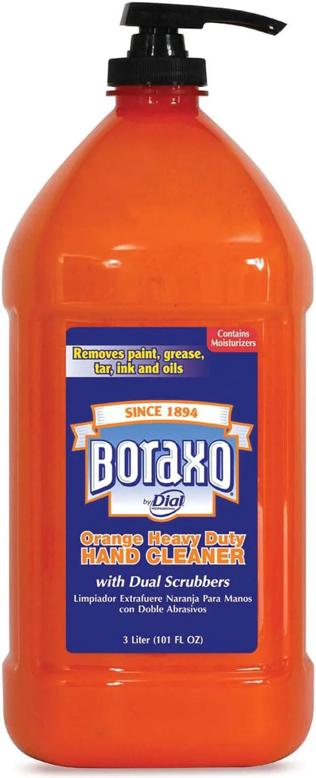 Alt view image 5 of 5 - Dial / Henkel - DIA 06058 - Orange Heavy Duty Hand Cleaner, 3 Liter Pump Bottle, 4/Carton