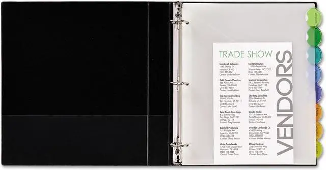 Alt view image 15 of 20 - Avery 11293 Style Edge Insertable Dividers with Pocket, 8-Tab